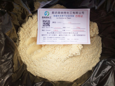 SNT-D301大孔弱堿性苯乙烯系陰離子交換樹脂